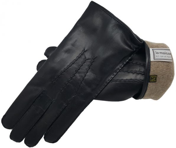 Gants D'équitation Sans Doigts En Cuir Pour Hommes - Style Sportif