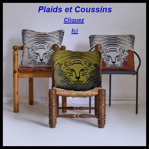 plaids et coussins Inoui Éditions