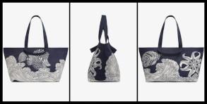 Cet image représente le sac cabas Poséidon de Inoui Editions et sert de lien vers l'article sur les sacs et pochettes.