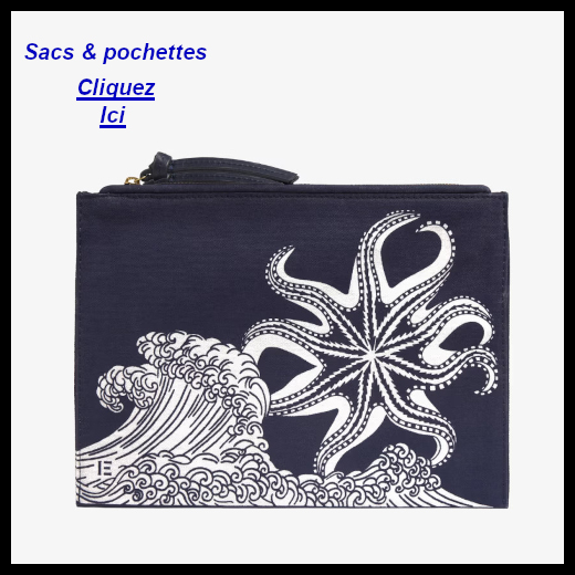 Cette image de Pochette Poséidon de Inoui Éditions sert de lien vers l'article des sacs et des pochettes.